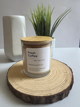 Load image into Gallery viewer, Fresh Coffee Coconut Soy Wax Scented Candle 8.5 oz.