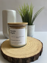 Load image into Gallery viewer, Nordic Night Coconut Soy Wax Scented Candle 8.5 oz