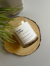 Load image into Gallery viewer, Fresh Coffee Coconut Soy Wax Scented Candle 8.5 oz.