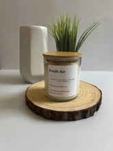 Load image into Gallery viewer, Fresh Air Coconut Soy Wax Scented Candle. Two Cotton wicks. 8.5 oz.