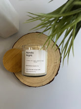 Load image into Gallery viewer, Nordic Night Coconut Soy Wax Scented Candle 8.5 oz