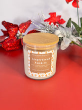 Load image into Gallery viewer, Gingerbread Cookies Soy Coconut Wax Scented Candle 8.5 oz.