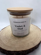 Load image into Gallery viewer, Violet & Oud Scented Candle