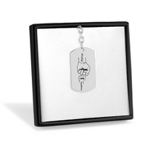 Load image into Gallery viewer, Best Gift For Dad 2024, Father and Child Hand-in-Hand Keychain
