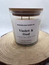 Load image into Gallery viewer, Violet &amp; Oud Scented Candle
