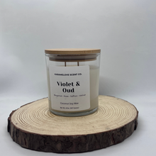 Load image into Gallery viewer, Violet &amp; Oud Scented Candle
